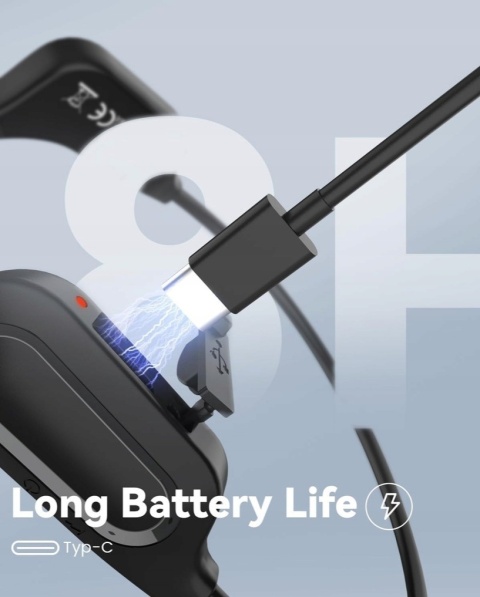 Słuchawki sportowe bezprzewodowe zauszne rower bieganie Sanoto DG08