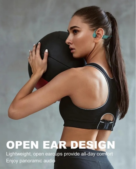 Słuchawki sportowe bezprzewodowe zauszne rower bieganie Sanoto DG08