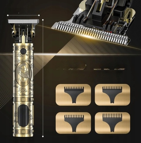 Solati trymer do brody i włosów męski | tytanowe ostrza |USB-C