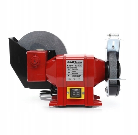 Szlifierka Stołowa Wielofunkcyjna 2x Kamień Sucho Mokro 1800W 230V