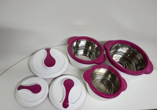 TERMOS OBIADOWY ZE STALI NIERDZEWNIE 3 POJEMNIKI PO 0.8L/2.1L/1.2L