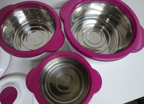 TERMOS OBIADOWY ZE STALI NIERDZEWNIE 3 POJEMNIKI PO 0.8L/2.1L/1.2L