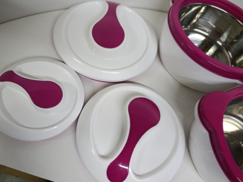 TERMOS OBIADOWY ZE STALI NIERDZEWNIE 3 POJEMNIKI PO 0.8L/2.1L/1.2L