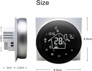 Termostat KETOTEK KTF0172A podłogówka