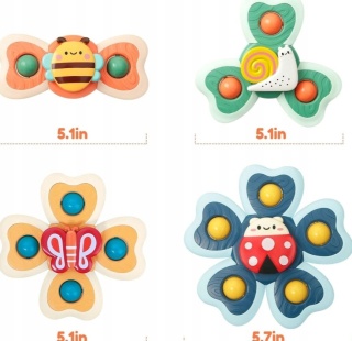 VANMOR - Spinner z przyssawką dla niemowląt