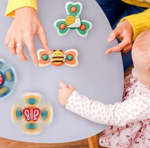 VANMOR - Spinner z przyssawką dla niemowląt