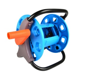 Wózek do 25m węża ogrodowego niebieski GEKO G73222 bęben ogrodowy