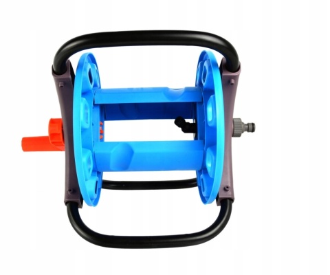 Wózek do 25m węża ogrodowego niebieski GEKO G73222 bęben ogrodowy