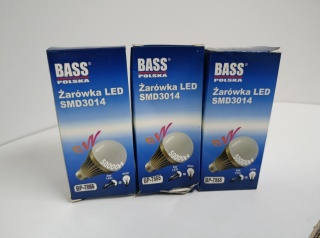 3 szt ŻARÓWKA LED 6W/60W 650LMN ZIMNY BP-7855
