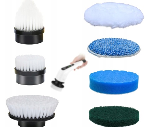 Zestaw 7 szczotek do szczotki elektrycznej ANS-8050 akcesoria do LEEBEIN 8050