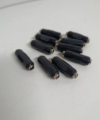 10 szt Łącznik beczka mini jack 3,5mm stereo