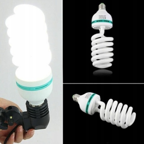 2 SZTUK 135 W E27 5500 K 220 V Photo Studio Żarówka Fotografia wideo Lampa światła dziennego
