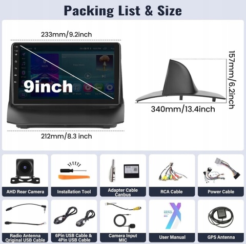 Radio Nawigacja Android do Ford Fiesta (2009-2014) | Model C7553