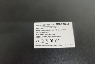 9-portowy Switch PoE 2.5G SODOLA SL-SWTG18AS-POE – 10G SFP