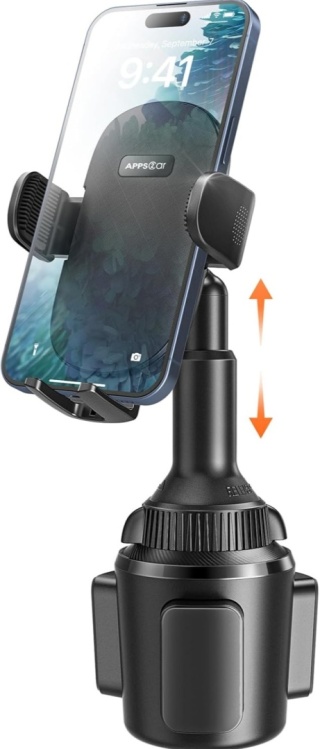 APPS2CAR Uchwyt Samochodowy 2w1 Na Tablet I Telefon Regulowany