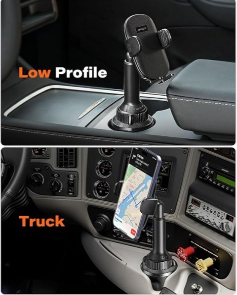 APPS2CAR Uchwyt Samochodowy 2w1 Na Tablet I Telefon Regulowany