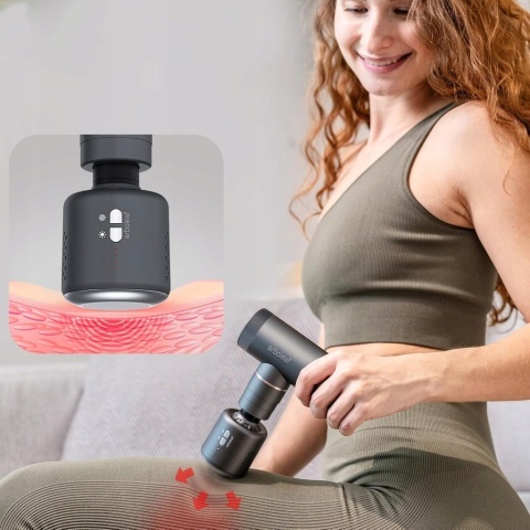 ARBOLEAF Mini Masażer Z Funkcją Ciepła I Zimna USB-C 3200 U/min