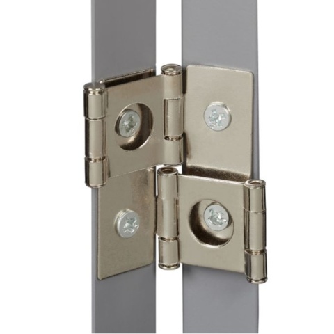 Barierka szara z drzwiami bramka zabezoieczająca wys 92 cm Relaxdays