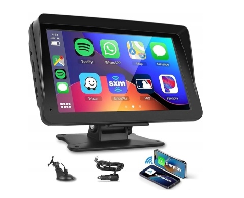 Bezprzewodowe radio CarPlay Android Auto 7" ekran dotykowy BT FM AUX APHQUA