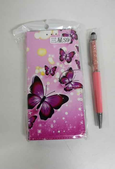 ETUI Z KLAPKĄ NA TELEFON SAMSUNG GALAXY S9 + długopis gratis