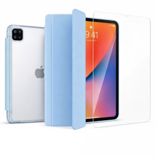 Etui do iPad Pro 13 niebieskie + szkło ochronne