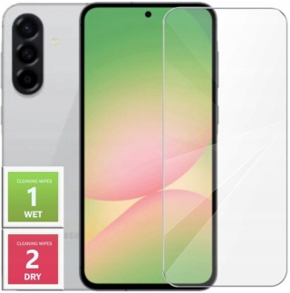 Etui plecki bezbarwne do Samsung A 56 + 3 szt szkło