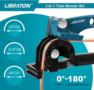 Giętarka ręczna do rur miedzianych i przewodów Libraton 0,4 - 0,8mm