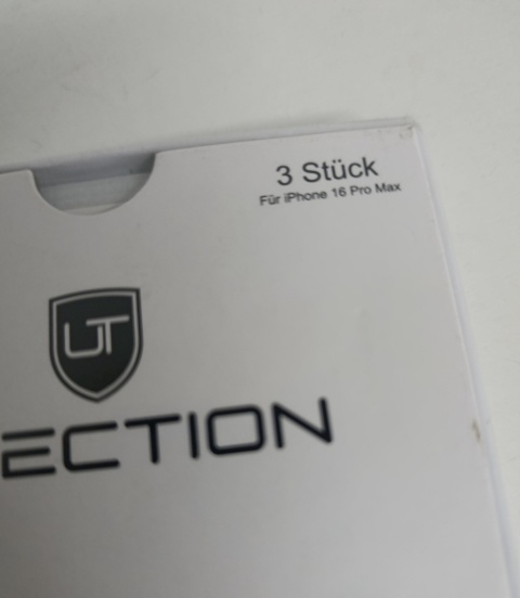 Hartowane szkło ochronne UTECTION zestaw 3 szt do iPhone 16 Pro Max