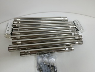 Karnisz teleskopowy srebrny 60-260 cm