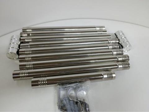 Karnisz teleskopowy srebrny 60-260 cm