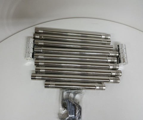 Karnisz teleskopowy srebrny 60-260 cm