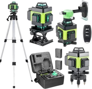 LASER KRZYŻOWY 360 POZIOMICA LASEROWA STOJAK