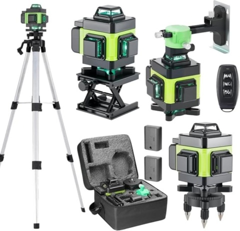 LASER KRZYŻOWY 360 POZIOMICA LASEROWA STOJAK