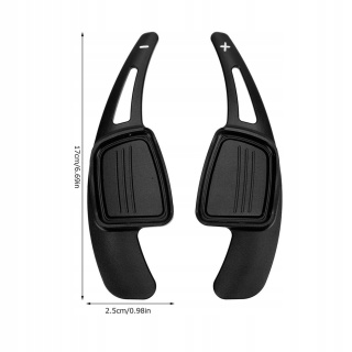 ŁOPATKI ZMIANY BIEGÓW WYDŁUŻONE STOP ALUMINIUM DO AUDI A4 B9 2017+