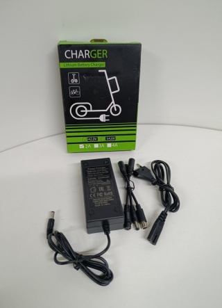 Ładowarka 42V 2A do hulajnogi elektrycznej rowera SzYB-100W-42V-2A + adaptery