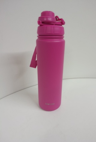 MAMEIDO termos ze słomką 700 ml, szczelna butelka na wodę ze stali nierdzewnej