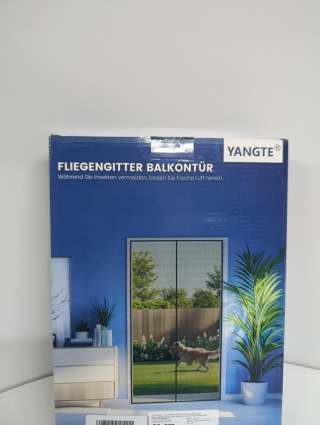 Moskitiera magnetyczna drzwi 110x220 cm Czarna YANGTE