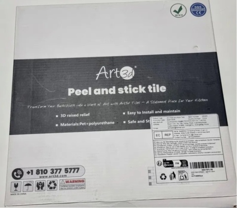 Naklejane panele 3D 10 szt.