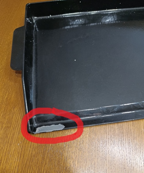 Onlyfire Emaliowana Płyta Grillowa z żeliwa 52x40x6,5 cm BBQ