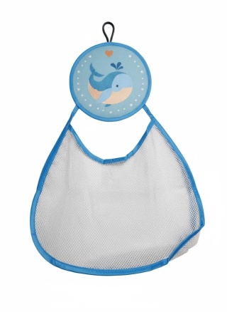 Organizer Siatkowy na Zabawki do Kąpieli – Wesoły Wieloryb