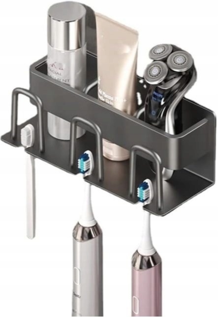 Organizer, półka, uchwyt przybornik na szczoteczki do zębów