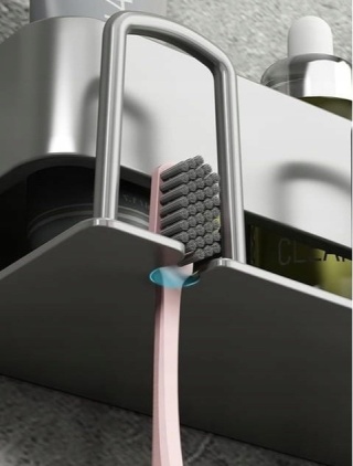 Organizer, półka, uchwyt przybornik na szczoteczki do zębów