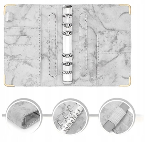 PLANER BUDŻETOWY OSZCZĘDNIK DZIENNIK NOTES SZARY A6