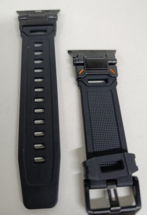 Pasek do Apple Watch 42/44/45/49 mm Silicone Czarny