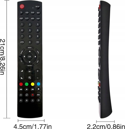 Pilot Uniwersalny IR 8 Urządzeń Do TV DVD Dekoder Blu-Ray Soundbar Audio