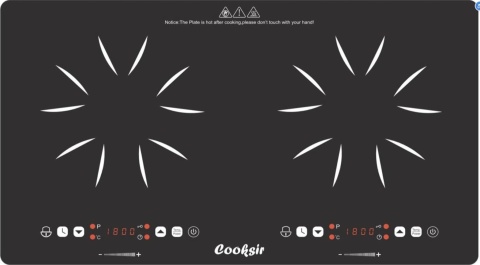 Płyta indukcyjna COOKSIR 2 PALNIKI CSC-PF6021SGB