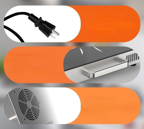 Płyta indukcyjna COOKSIR 2 PALNIKI CSC-PF6021SGB