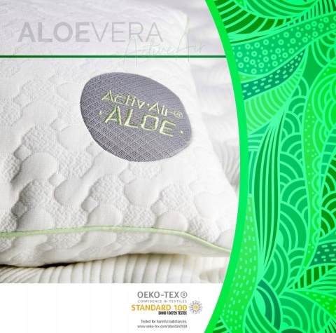 Poduszka Aloe Vera 40x80 Vitapur Activ Air chłodna latem ciepła zimą