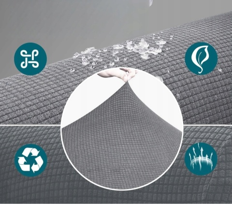 Pokrowiec na sofę wodoodporny Granbest 4-osobowy elastyczny