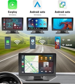Przenośne radio samochodoweekran multimedialny CarPlay z systemem Android A3327